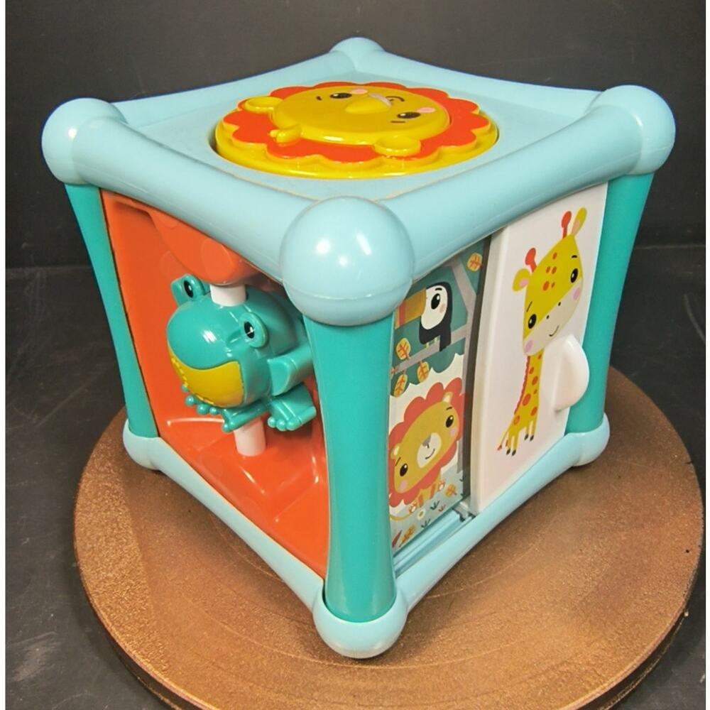 1803.  Fisher Price Growing Baby Animal Activity Cube.